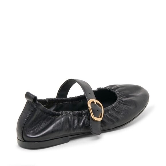 Schultz Mary Jane Black Leather Mary Jane Flats – Size 9.5 – Hardly Worn - Picture 3 of 8